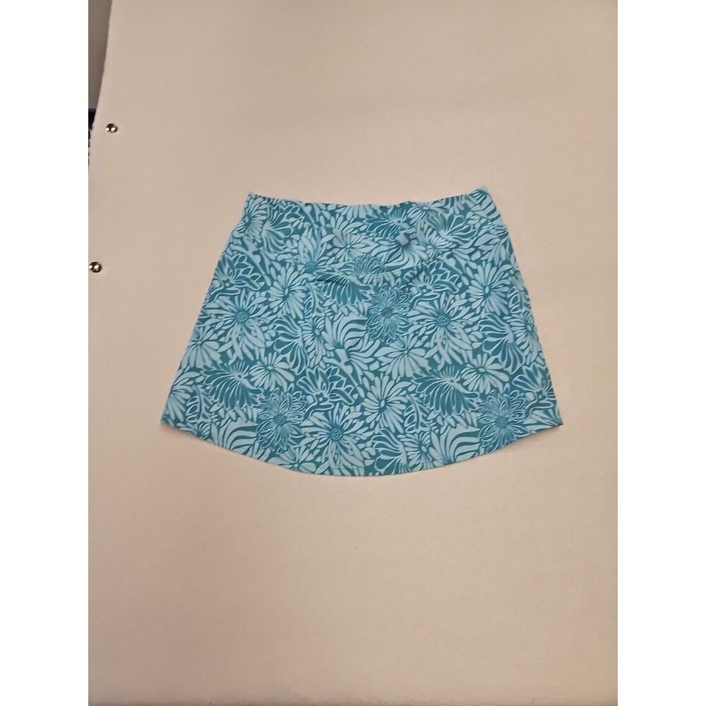 VTG 90s L.L. Bean Womens Size 10 Country Floral‎ Straight Mini Skirt Y2K